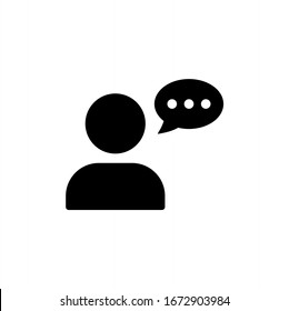 Conversation icon, Talk, Speech bubble icon vector isolated