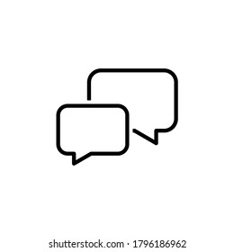 Conversation icon vector. Chat, comment icon symbol design