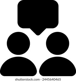 conversation icon vector illustration asset element