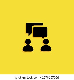 icono de conversación. Ilustración del vector EPS 10.