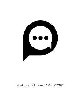 Ilustración vectorial de icono de conversación. Icono plano de calidad superior en estilo moderno.