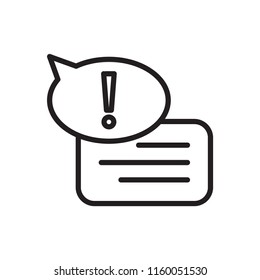 Conversation icon vector isolated on white background, Conversation transparent sign