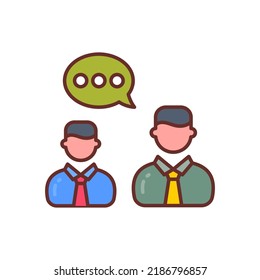 Conversation icon in vector. Logotype