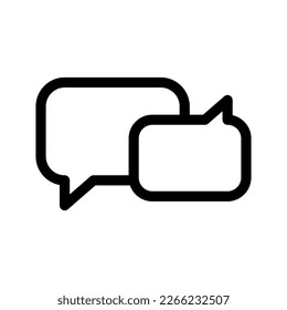 Conversation Icon Vector Symbol Design Illustration