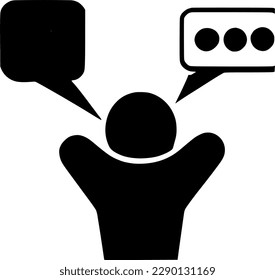 conversation icon vector symbol design illustration