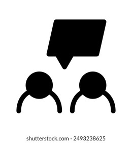 Conversation Icon Vector Symbol Design Illustration