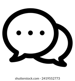 Conversation Icon for web, app, uiux, infographic, etc