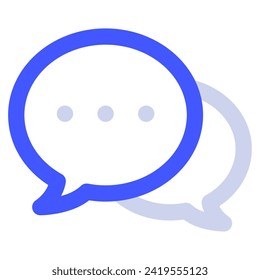 Icono de conversación para web, app, uiux, infografía, etc
