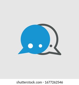 Conversation and Message icon, Vector Graphic Elements.