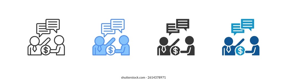 Conversation Multi Style Icon Sheet