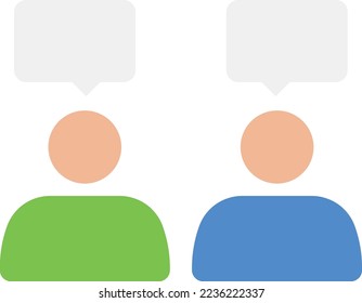 conversation people team vector flat illustration