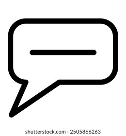 Sprechblasen-Symbol für Unterhaltung