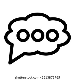 Conversation speech bubble icon symbol