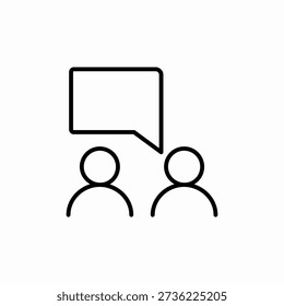 conversation speech icon sign vector