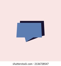 conversation symbol chat ballon icon communication speech bubble comic talk illustration