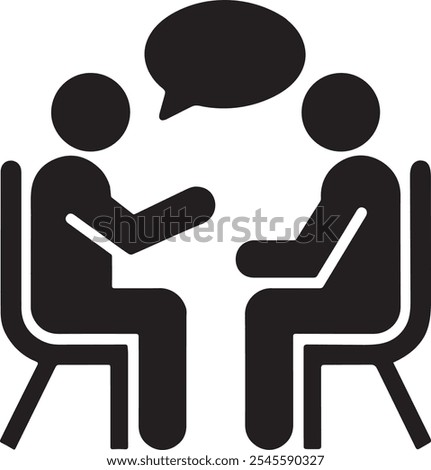 Conversation Therapy Counseling Session Icon