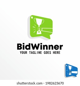 Conversation and trophy in tack or chat image graphic icon logo free design abstract concept vector stock. Can be used as a symbol related to games.
