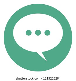 conversation vector flat icon