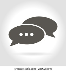 conversation vector icon