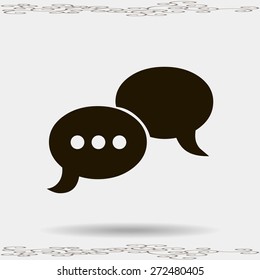 conversation vector icon