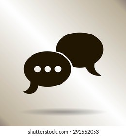 conversation vector icon