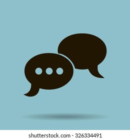 conversation vector icon