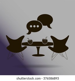 conversation vector icon