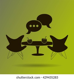 conversation vector icon