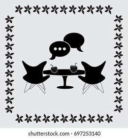conversation vector icon