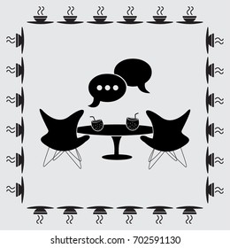 conversation vector icon