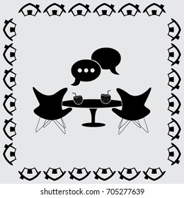 conversation vector icon