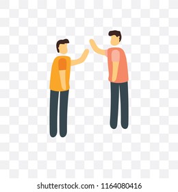 Conversation vector icon isolated on transparent background, Conversation logo concept