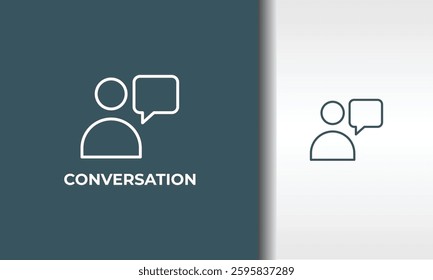 Conversation Vector, Icon Or Logo Sign Isolated Symbol Illustration