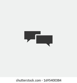 conversation vector icon talking icon
