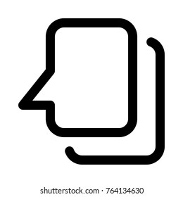 conversation word balloon