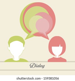 conversational exchange between two individuals