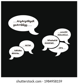 Conversations of more than three people with various emotions ranging from annoyed, laughing, surprised, and others.