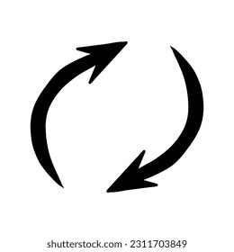 Flecha de conversión y logo convertir dinero a dólar