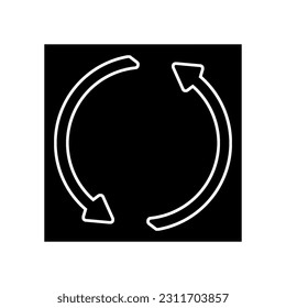 Flecha de conversión y logo convertir dinero a dólar