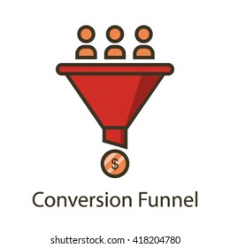 Conversion Funnel Icon