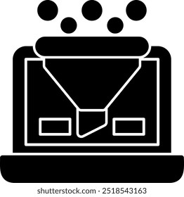 Conversion Glyph Vector Icon Design