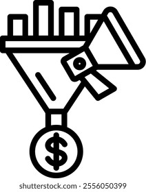 Conversion Icon Element For Design