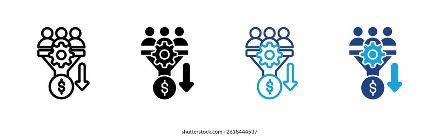 Conversion Icon Element For Design