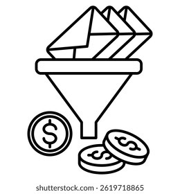 Conversion icon represented by Conversion symbol Line style.