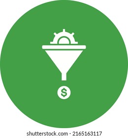 Imagen vectorial del icono de marketing de conversión. También se puede utilizar para el marketing digital. Adecuado para aplicaciones móviles, aplicaciones web y medios impresos.