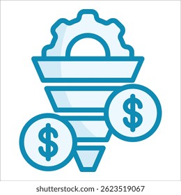 Conversion Rate Icon Element For Design