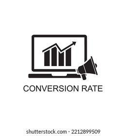 Conversion Rate Icon , Marketing Icon