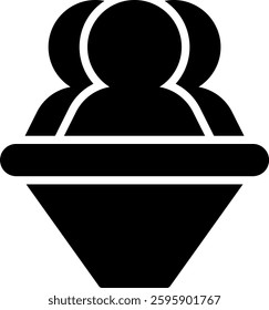 Conversion Rate Optimization Icon for Online Sales and Lead Generation