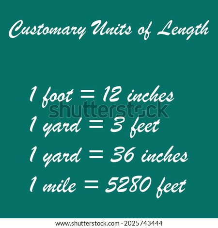 convert customary units of length