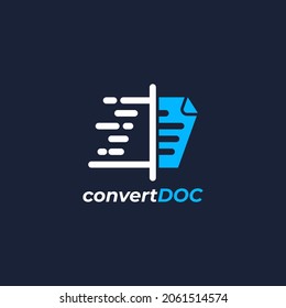 convertir el vector abstracto del logotipo de doc